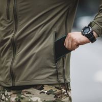 Vestes de printemps pour jeunes Veste softshell tactique imperméable pour hommes Manteau coupe-vent et anti-friction