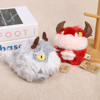 Porte-clés en peluche dinosaure de dessin animé mignon, pendentif dragon, breloque de sac en peluche, cadeau d'anniversaire, vente en gros, personnalisé