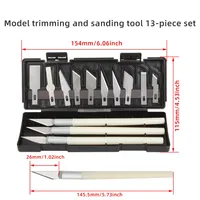 Kit de couteaux de gravure et d'ébavurage 3D 3DSWAY pour modélisme, outils de découpe, de raclage et de finition pour imprimantes 3D