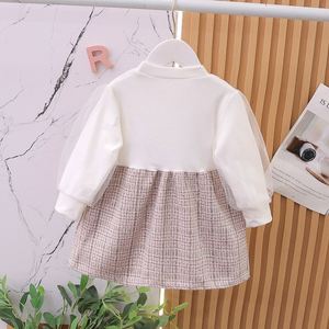 Filles robe 2025 printemps et automne nouvelle mode enfants jupes petit <span class=keywords><strong>parfum</strong></span> vent deux pièces mignon princesse <span class=keywords><strong>jupe</strong></span> - Product Image 3