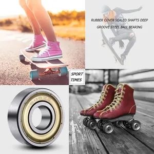 Roulements à billes 608ZZ 623ZZ 626ZZ 687ZZ, roulements miniatures à gorge profonde pour Skateboard, Scooter, imprimantes 3D, 100 à 10 pièces - Product Image 4