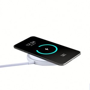 Cargador Inalámbrico Magnético Transparente de Aluminio de Nuevo Estilo al por Mayor, Cargador Inalámbrico de Carga Rápida de 15 W - Product Image 2