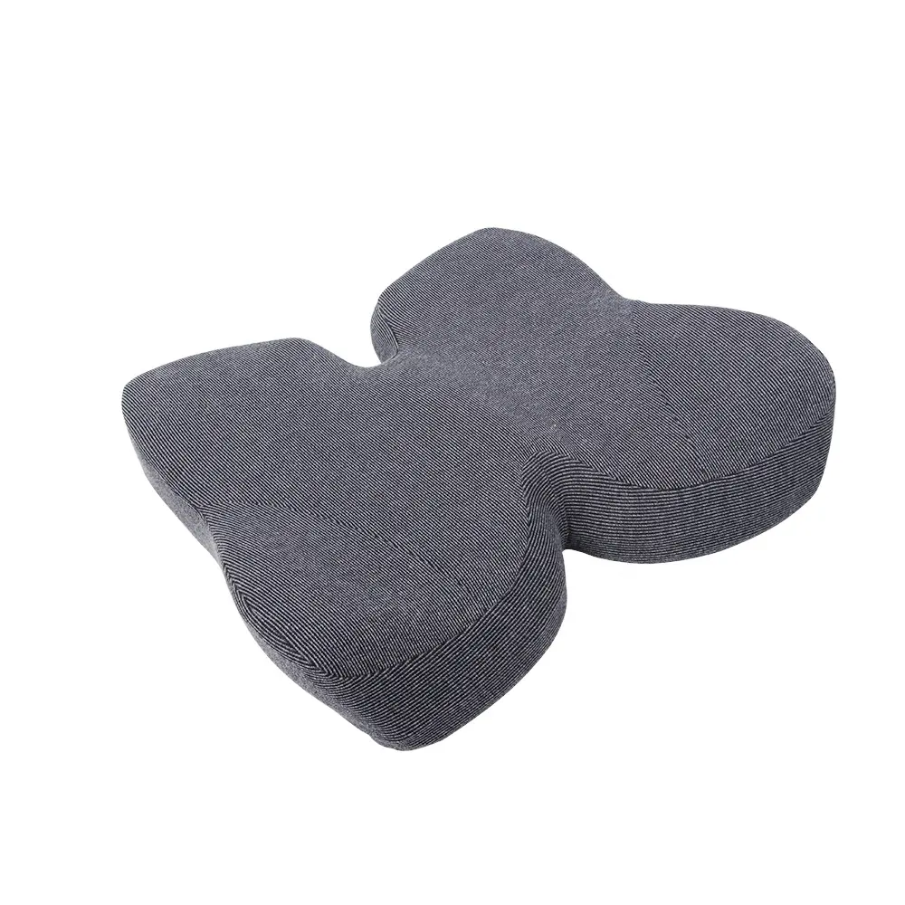 Hot Sale Grey Faux Memory Foam Foam Cushion Covers Seat