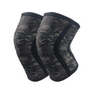Manchon de genou de compression en néoprène personnalisé 5mm 7mm Powerlifting Gym Sports genouillère haltérophilie coussinets de soutien du genou