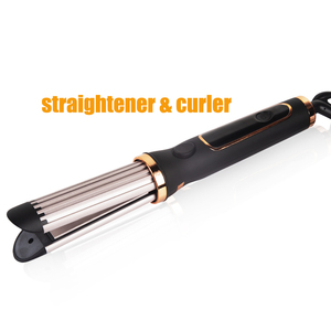 Lisseur et bigoudi de cheveux 2 en 1, <span class=keywords><strong>fer</strong></span> plat anti-brûlure d'air froid, design unique, 2 en 1 - Product Image 3