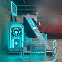 42 ''LCD VR Machine de jeu de tir à pied libre Simulateur de jeu à jetons pour parcs à thème de divertissement