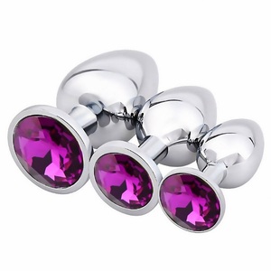 वयस्क धातु गुदा सेक्स खिलौना वाटरप्रूफ स्टेनलेस स्टील गुदा बट प्लग - Product Image 2