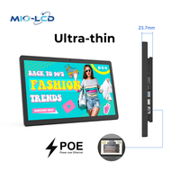 Tablette Android WiFi POE OEM 15,6 pouces, écran tactile IP65, signalisation numérique publicitaire pour centre commercial et restaurant