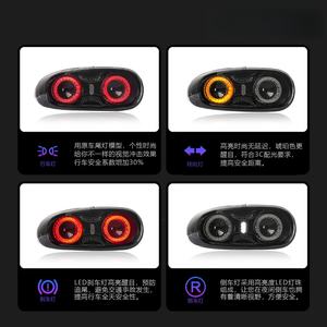 ไฟท้าย LED แบบหยุดอัตโนมัติ พร้อมแผ่นสะท้อนแสงในตัว ไฟท้ายใสสำหรับ <span class=keywords><strong>Mazda</strong></span> MX-5 Roadster Miata MX5 NC ไฟท้ายแบบโบราณรุ่นใหม่ - Product Image 6