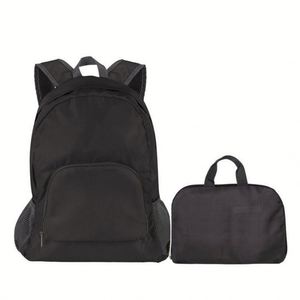 Sac à dos pliable imperméable pour le voyage, la randonnée, les sports, ultraléger, pliable, livraison gratuite, avec logo personnalisé - Product Image 4