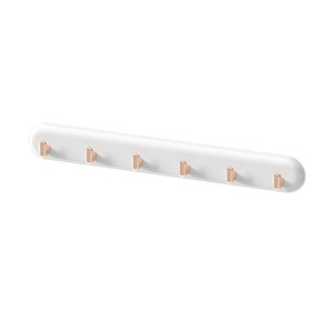 Adhesive Robe Hooks 6 Hooks Wall Mounted No Drilling Required For Bathroom Kitchen Bedroom Living Room Office Use - Product Image 5