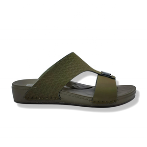 Sandalias de Playa de Diseño Nuevo, <span class=keywords><strong>Chanclas</strong></span> y Pantuflas de Cuero Personalizadas de Fábrica Estilo Árabe para <span class=keywords><strong>Hombre</strong></span> - Product Image 3