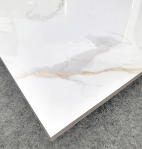 60x60 parlak Carrara beyaz Porcelanato döşeme fayans standart beyaz mermer seramik karo zemin için - Product Image 6