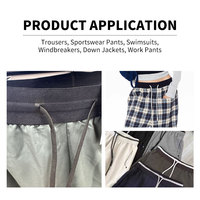 Bande élastique pour vêtements OEM d'usine, largeur personnalisée, ruban jacquard, bande élastique DIY, logo personnalisé, bande élastique pour ceinture de boxer pour homme