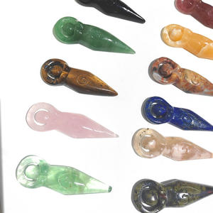 징파 뜨거운 판매 하이 퀄리티 손으로 갈망한 크리스탈 여신 동상 선물로 펜던트의 크리스탈 여신 - Product Image 5