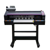 Imprimante DTF double tête 24 pouces colorée, neuve, grand format, pour impression sur vinyle et T-shirts, machine d'impression sur Teflon