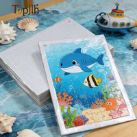 Topjlh Puzzle personnalisé à sublimation vierge pour cadeau familial multi-occasions avec photo personnalisée pour les anniversaires et les fêtes