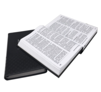 Couverture en cuir faite à la main bon marché personnalisée Mini Holy Riv Impression de livres bibliques de poche pour enfants