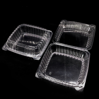 Boîtes à gâteaux transparentes en gros petit emballage en plastique pour gâteau sandwich oreiller biscuit boîte de 0.3mm d'épaisseur