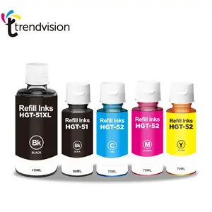 Color compatibilit Bulk Ricarica Bottiglia A Base D'acqua Inchiostro Tinta Stampante for Hp Deskjet 581 water based pigment ink