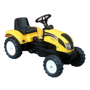 Tractor de Pedal para niños, juguete amarillo bonito, gran oferta