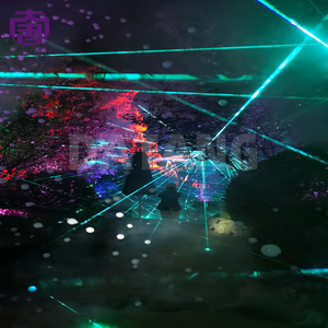 โปรเจคเตอร์แสงเลเซอร์ RGB พร้อมระบบควบคุม DMX สำหรับเอฟเฟกต์แสงเวทีแบบไดนามิกและแสงภายนอกอาคาร - Product Image 2