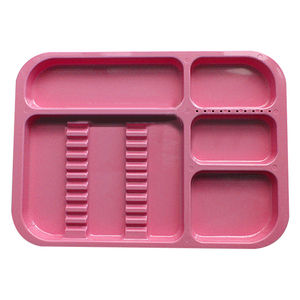 Instrumen Gigi Plastik Medis Penuh Baki Terpisah Tempat Nampan 135 Derajat Tahan Otomatis - Product Image 2