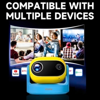 Projecteur intelligent Umiio U30, dernier modèle, correction automatique de la distorsion trapézoïdale, mise en miroir de l'écran, projecteur Android