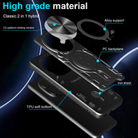 Coque arrière magnétique rigide pour Xiaomi Redmi Note 14 Pro 5G & 15 Pro POCO C40 Antichoc Slide Lend en matériau PC