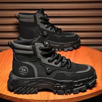 Chaussures de sport montantes pour hommes, chaussures d'hiver, chaussures de sport de plein air, chaussures de marche