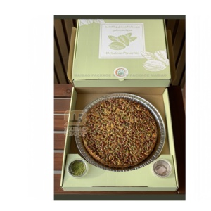 Kunafa/kunafe กล่องช็อคโกแลตบราวนี่ที่มีตัวแบ่งอบเบเกอรี่หวานเค้กมินิกล่องกระดาษแข็งสำหรับการทำขนม - Product Image 6