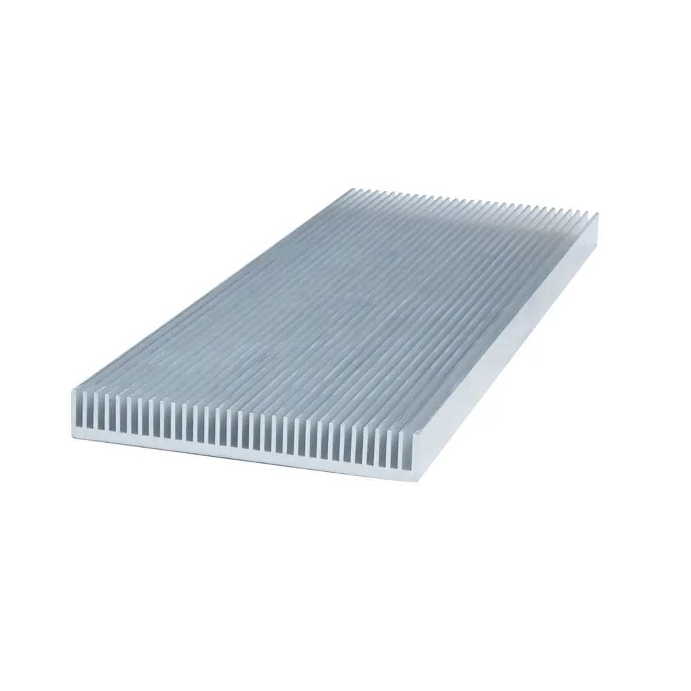 Peredam panas ekstrusi aluminium Anodized 6000 kustom, 120*17*200MM Cnc Milling aluminium ekstrusi Heatsink