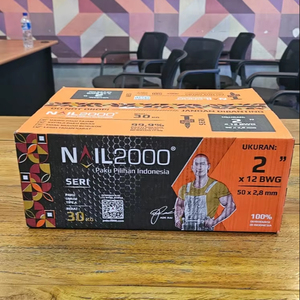 Clous de construction robustes avec finition antirouille 2” x 12 BWG 30kg - Product Image 1