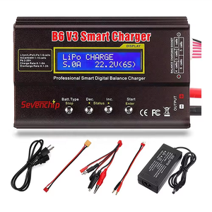 Cargador de Baterías IMAX B6 V3 80W 6A para LiHv, Lipo, NiMh, Li-ion, Ni-Cd, con Función de Balance/Descarga Digital para RC, Adaptador de Corriente de 15V 6A con LED - Product Image 2