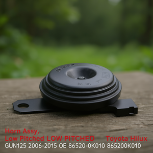 Bocina de tono bajo para Toyota Hilux GUN125 2006-2015 OE 86520-0K010 865200K010 - Product Image 3