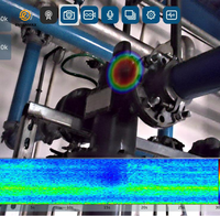 Caméra d'imagerie acoustique, détecteur de fuite par localisation sonore ENSENMAX ACOUSEN 100, diagnostic de défauts industriels, air comprimé
