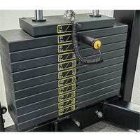 Machine de musculation professionnelle personnalisée pour l'entraînement de la force, avec fonctions Rear Delt Loader et Pec Fly, dotée d'un système de sélection de charge par broche pour pile de poids en acier de sécurité