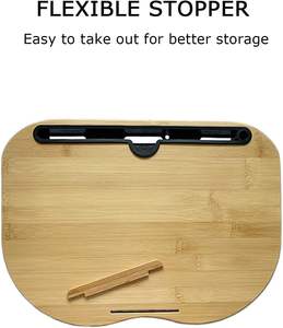 SINCERE noël écologique tour bureau-Portable ordinateur portable support pour téléphone oreiller coussin Anti-bouchon bambou plate-forme coton remplissage - Product Image 5