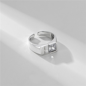 Bague Éternité en Argent Sterling 925 « Porte-Bonheur » Tendance Coréenne Ada Jewelry – Vente en Gros - Product Image 1