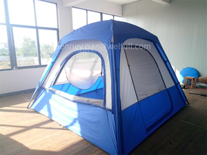 Grande <span class=keywords><strong>tente</strong></span> <span class=keywords><strong>de</strong></span> voyage <span class=keywords><strong>de</strong></span> luxe, <span class=keywords><strong>2</strong></span> pièces, extérieur, <span class=keywords><strong>Tunnel</strong></span> étanche, Camping familial, 4 - Product Image 4