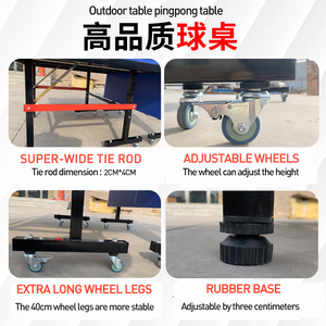 Nhà máy trực tiếp 15mm ngoài trời đào tạo Bảng bóng bàn không thấm nước gấp <span class=keywords><strong>ping</strong></span> <span class=keywords><strong>pong</strong></span> bảng thỏa thuận tốt nhất - Product Image 6