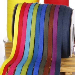 Cotton Tape Yiwu Factory Wholesale Low Price Cotton Webbing Herringbone Twill Cotton Bias Tape For Bags And Garments