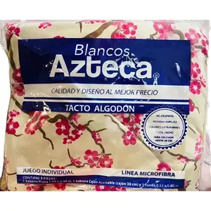 Parure de draps en microfibre Blancos Azteca, taille matrimoniale, literie pour la maison, qualité extra ferme, utilisation toute saison - Product Image 6