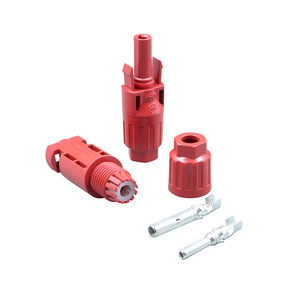 Conector de Cable para Panel Solar de 1000V de Alto Voltaje, Impermeable IP68, Retardante de Llama V0, Macho y Hembra, con Certificación <span class=keywords><strong>TUV</strong></span> - Product Image 1