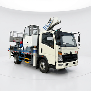 <span class=keywords><strong>Camion</strong></span> con Piattaforma Aerea SINOTRUK HOWO 22m 4x2, Sollevatore Telescopico da 22 Metri con Rotazione a 360° °   Rotazione e Cesto da 200 kg - Product Image 2