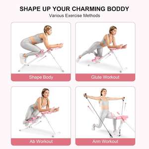 Wellshow <span class=keywords><strong>Ab</strong></span> Machine-Posavasos <span class=keywords><strong>Ab</strong></span> ajustable <span class=keywords><strong>para</strong></span> entrenamiento de fuerza central, equipo de entrenamiento Crunch de gimnasio en casa - Product Image 2