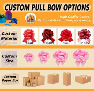 Ruban de Noël personnalisé en gros, ruban papillon en PP imprimé pour emballage cadeau - Product Image 5