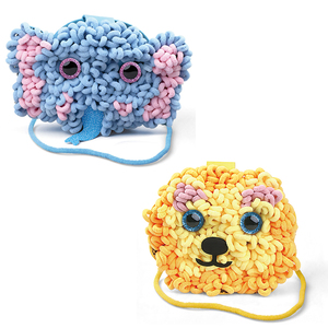 Kit de Manualidades para Niñas, para Tejer y Coser a Crochet, Diseño de Elefante y Conejo - Product Image 6
