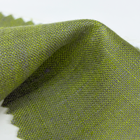 Tissu tissé en chanvre et lin naturel 50% chanvre 50% lin Anti-bactérien Écologique Pré-lavé 250 g/m² 140 cm de large Textile confortable