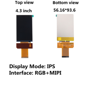 شاشة عرض <span class=keywords><strong>LCD</strong></span> TFT IPS مقاس <span class=keywords><strong>4.3</strong></span> بوصة بدقة 480*RGB*800 مع واجهة RGB+MIPI للإلكترونيات الاستهلاكية - Product Image 3